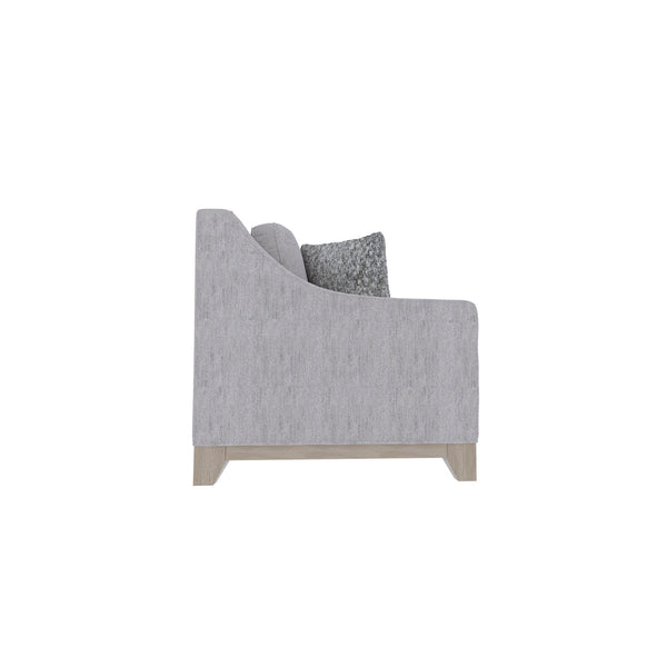 English Elm Wallace & Bay - Gray Chair - River Sand Fabric Accent Chair, Casual Elegant Design, Easy-Care Upholstery, 35"H B361P384437