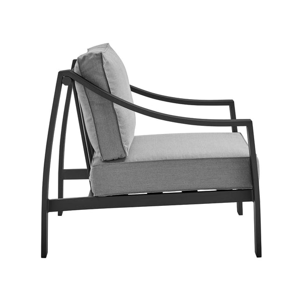 English Elm Koda Powder-coated Aluminum Outdoor Accent Chair with Weather-resistant Foam Cushions B2736P464810