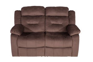 English Elm Contemporary Velvet 3 Piece Living Room Set with Tufting Pillow Arms and Usb Ports B011S02362
