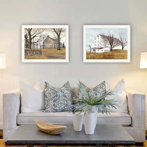 English Elm Trendy Decor 4u Billy Jacobs Farmhouse Wall Art Set Framed Pastoral Prints B067P254095