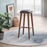 English Elm Ashcroft Furniture - Jason  Pu Leather Bar Stool