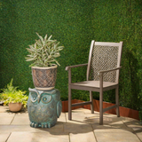 Christopher Knight Home® - Noble House - Pratchett Owl Garden Stool, Lightweight Concrete, Gold Patina Finish