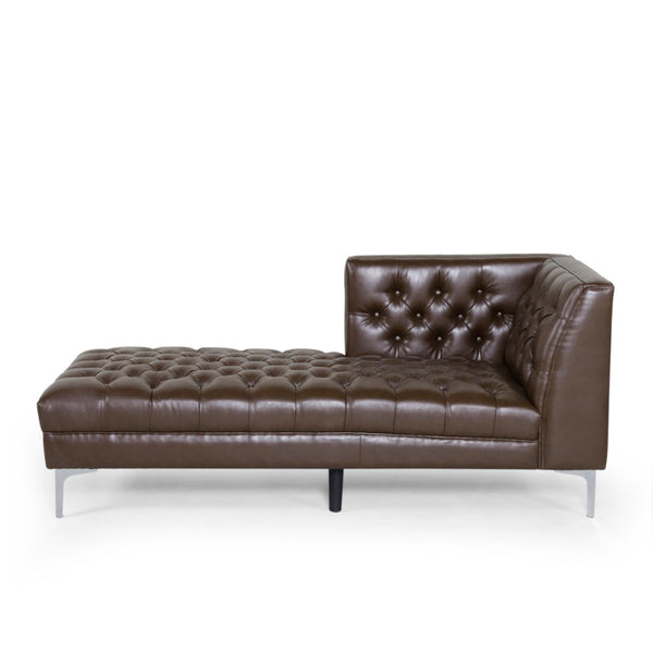 English Elm Chaise Lounge Upholstered Single Seat Reclining Chair for Living Room or Bedroom 70477.00
