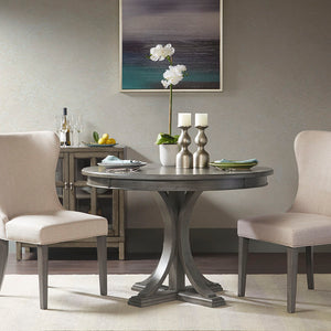 Madison Park Signature Helena Traditional Round Dining Table MPS121-0113 Grey