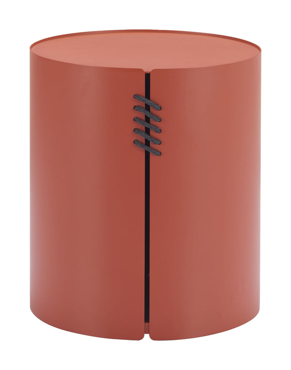 Zuo Modern Bayu Side Table - Modern Aluminum Design With Natural Elements For Versatile Home Or Hospitality Decor Brown Aluminum 704071-zuo-modern