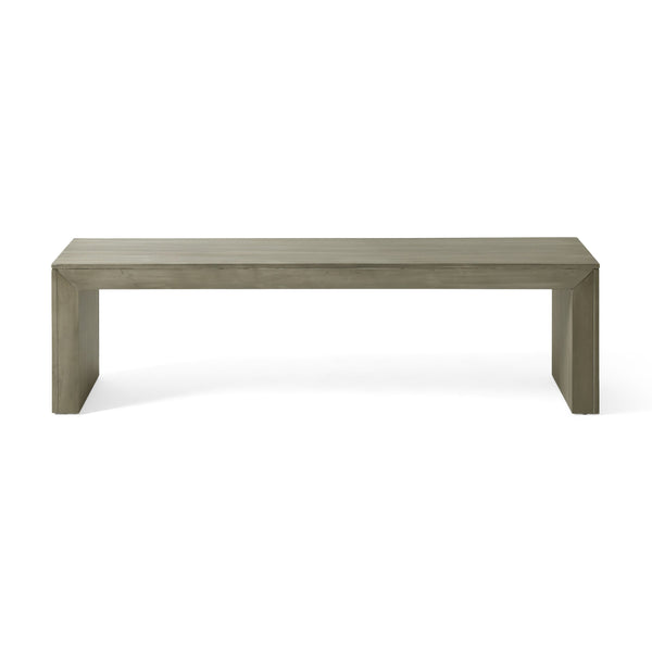 English Elm Christopher Knight Home® - Acacia Wood Dining Bench With Grey And Taupe Finish – Versatile Seating For Home Décor Style N768P288886G