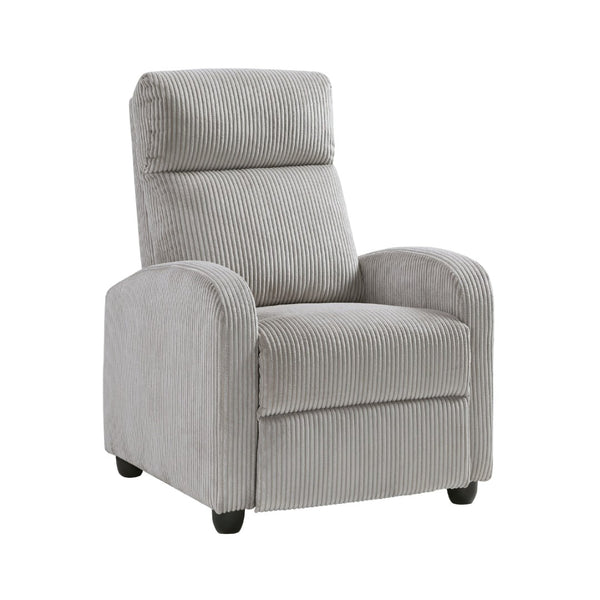 English Elm Pary Push Back Recliner in Sage Ribbed Corduroy with Pocket Coil Foam Support Black+ Gray B056P412636