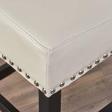 Christopher Knight Home® - Noble House - Lisette Leather Counter Stool - Set of 2