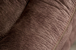 English Elm Transitional Multi-Function Glider Recliner with Channel Back, Cup Holders, Hidden Storage, Upholstered Comfort Dark Brown 43 L x 34 W x 30 H B2741P385036