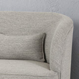 Christopher Knight Home® - Noble House - Nilton Modern Fabric Loveseat with Hairpin Legs