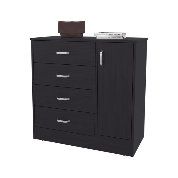 English Elm FM Tolleson 3-Door Tall Wardrobe Cabinet with Full-Length Rod, 4 Shelves, Scratch-Resistant Finish Wenge 36.61 L x 24.8 W x 7.09 H B128P361095
