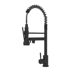 English Elm Bothwa Cupc Certified Single Handle Kitchen Faucet Tall Arc Stainless Steel Design Matt Black B2724P262363