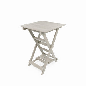 English Elm Summit Ridge Recycled Hdpe Outdoor Folding Bar Table Weather Resistant Eco Patio Sand B2745P409717