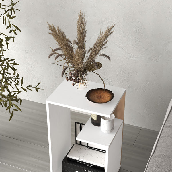 English Elm Everet Multi-Functional 2-in-1 High Coffee Table & End Table, Compact 15.7" Convertible Storage Solution B070P363808