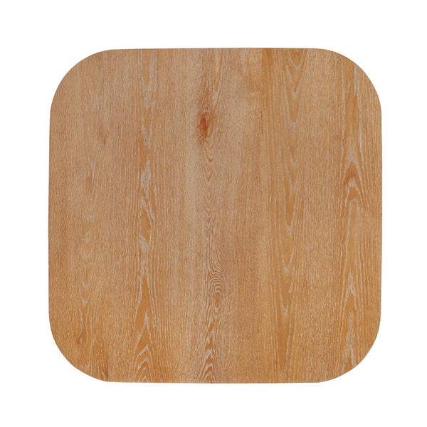 English Elm Christopher Knight Home® - SQUARE Mid-Century Dining Table with Tapered Legs, Solid Wood Frame, Sleek Communal Centerpiece Natural N771P355877G