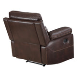 OSP Home Furnishings Bryson Recliner  Espresso