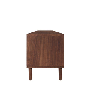 English Elm 78 Inch Rattan Media Console with Pine Legs Four Drawers Modern Living Room Tv Stand N710P365048P