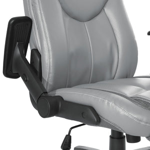OSP Home Furnishings Exec Bonded Leather High Back Office Chair with Lumbar Support and Ergonomic Adjustability EC90200-EC42