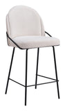 Jambi Counter Stool - Set of 2 Ivory 109967 Zuo Modern