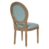 OSP Home Furnishings Lillian Oval Back Chair Klein Sea