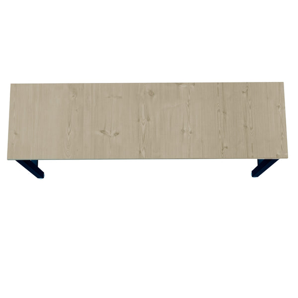 English Elm Fortress 72.4" Garage Work Table Charcoal Grey – Durable Metal Frame, Melamine Top, Cabinet Fitment B365P398233