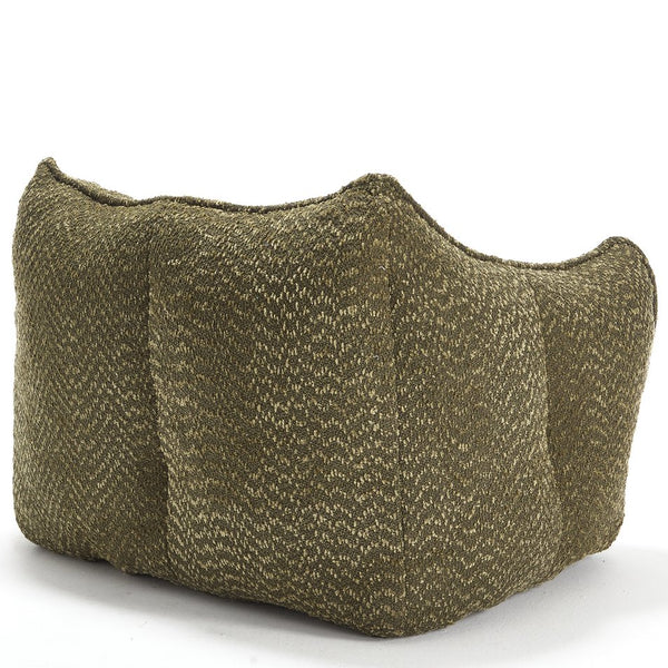 English Elm Sofa plush beanbag chair with superfiber cover and resilient foam filling for ultimate home comfort and relaxation Olive Green W1996P252266