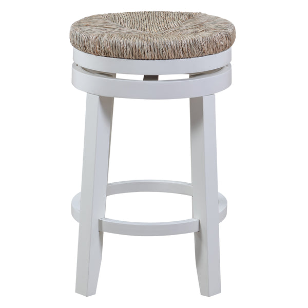 OSP Home Furnishings 26" Swivel Stool  - Set of 2 White