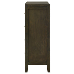 English Elm Clement Dark Cocoa 4-Drawer Chest Of Drawers - Stylish Storage Solution For Modern Bedrooms B062P375566