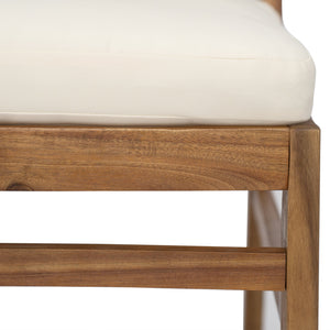 English Elm Christopher Knight Home® - Outdoor Arly Wood & Wicker Dining Chair Set Of 2 – Stylish, Durable, With Plush Cushions For Comfort N773P337372B