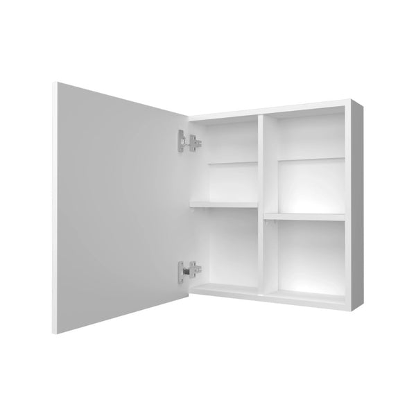 English Elm White Medicine Cabinet With Mirror Door, 3 Shelves – Space-Saving Storage For Modern Bathrooms B062P252184-GIGA