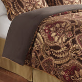 Croscill Classics Julius Traditional 4 Piece Comforter Set CCL10-0003 Burgundy