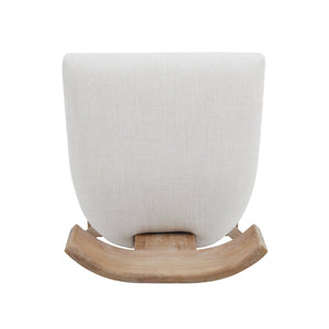 English Elm 27" Armless Counter Stools Set of 2 Padded Rubberwood Kitchen Island Seating N780P403744F
