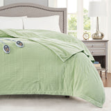 Beautyrest Electric Micro Fleece Casual Heated Blanket BR54-0190 Green