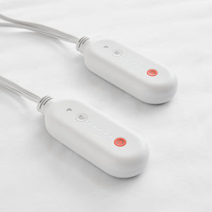 English Elm 1 Cal King Heated Mattress Pad White - 72x84x15 Oversized Plush Microfiber, 150g Fill, Deep Skirt B035P319627