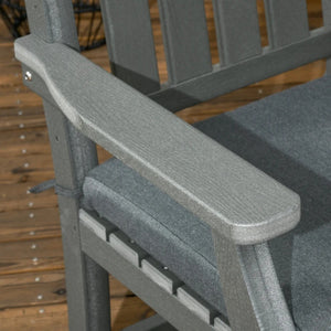 English Elm Outdoor Hdpe 6 Piece Patio Dining Set with Armchairs Loveseat and Rectangular Table T3971S00185
