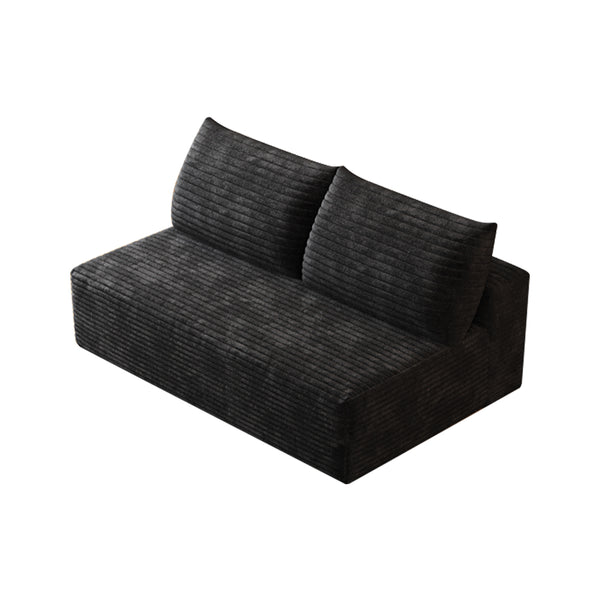 English Elm Cloud Modular Sectional Sofa - Plush Corduroy Upholstery, Deep Seating, No Assembly, Versatile Design W2824P304583