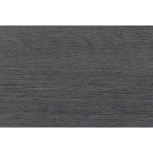 English Elm EMILIA Queen Bed with Bookcase Headboard, LED Lighting, Drawer Footboard & Side Rail Storage, Black/Grey B201S00373