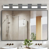 English Elm Modern Bathroom Vanity Lighting 5-Light Led Vanity Lights Over Mirror Bath Wall Lighting