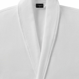 English Elm One Size Cotton Terry Kimono Bath Robe with Anti-microbial Treatment for Spa Comfort B035P440225