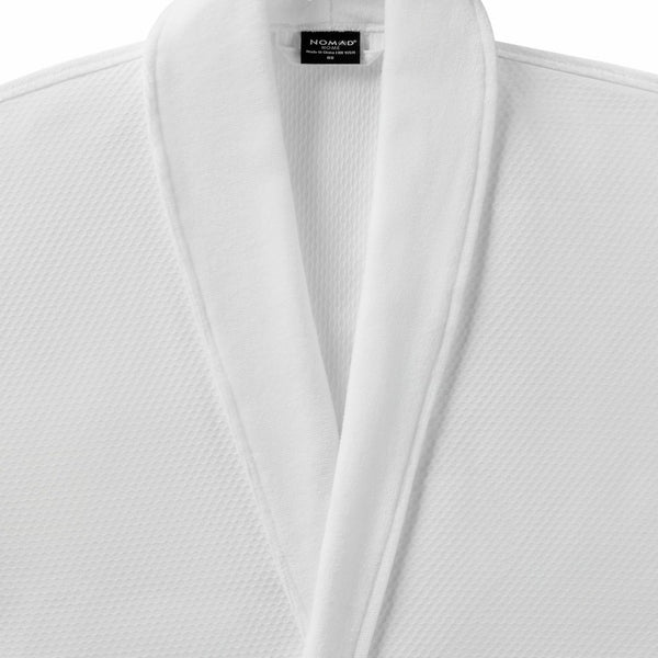 English Elm One Size Cotton Terry Kimono Bath Robe with Anti-microbial Treatment for Spa Comfort B035P440225