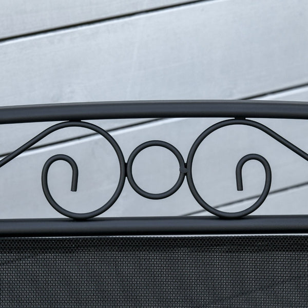 English Elm Outsunny Outdoor Glider Chairs Set With Center Table, Stylish 2-Seat Rocking Swing For Patios & Gardens W2225P174351-GIGA