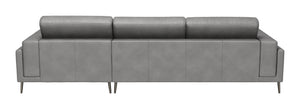 Bliss RAF Chaise Sectional Gray 110372 Zuo Modern
