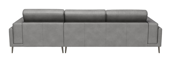 Bliss RAF Chaise Sectional Gray 110372 Zuo Modern