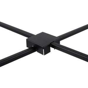 English Elm Set Hannes Nesting Side Tables with Glass Tops Elegant Deco-Modern Metal Frame for Living Rooms Black,Gold W2078P394070