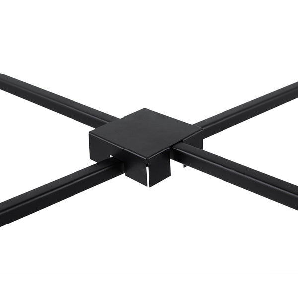 English Elm Set Hannes Nesting Side Tables with Glass Tops Elegant Deco-Modern Metal Frame for Living Rooms Black,Gold W2078P394070