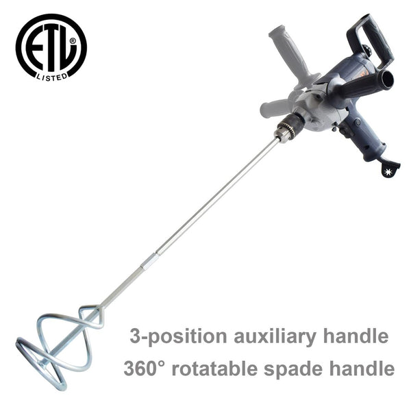 English Elm Drill Mixer Machine Corded 9a Copper Motor Variable Speed Cement Mortar Mixing Tool T3177P305036