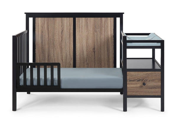 English Elm Connelly Convertible Crib Changer Combo Solid Wood Nursery Furniture Two Tone B022P204836