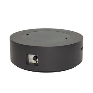 English Elm 40" Round Propane Fire Pit Table Mgo Concrete Outdoor Patio 50000 Btu Dark Gray W3016P444273