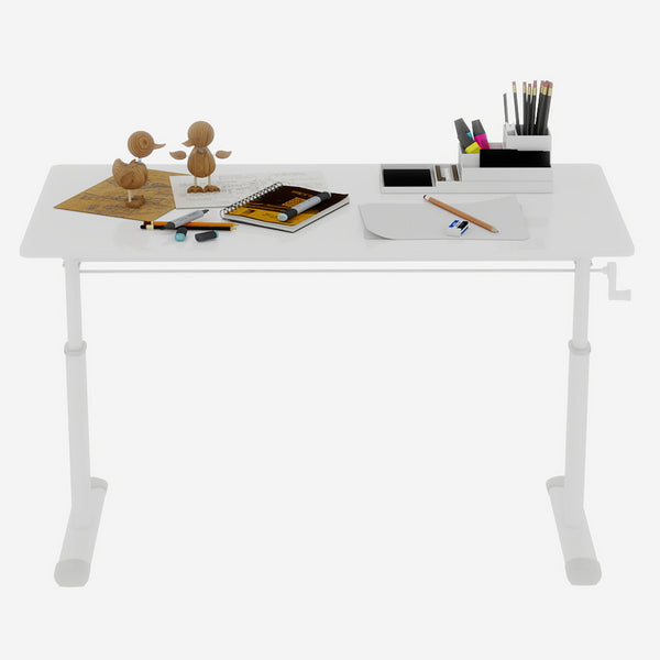 English Elm Adjustable Study Desk For Home & Office – Ergonomic Height-Adjustable Design, Compact & Stylish Workspace W1935P338371