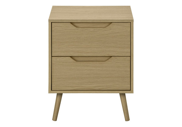English Elm Accent Side Table Rustic Grey Laminate Compact Storage Cabinet Transitional Bedroom Natural B2710P461709